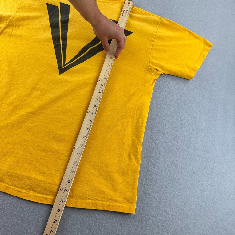 Vintage Vanderbilt University Shirt Mens Large Yellow Single Stitch 90s USA - Picture 14 of 16